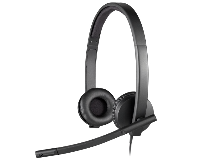 Logitech H570e Stereo USB-C Headset – Black (MS Teams) | 981-001431