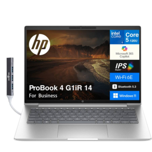 HP ProBook HP PROBOOK 4 G1iR 14 (BX7Y0AT#ABA) INTEL CORE i5-1334U PROCESSOR | 16GB RAM | 512GB SSD | 14" WUXGA
