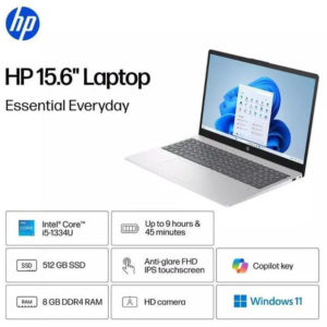 HP Laptop HP LAPTOP 15-FD0154WM (BZ1W9UA#ABA) INTEL CORE ULTRA 5 125H PROCESSOR | 8GB RAM | 512GB SSD | 15.6" FHD IPS LED TOUCH DISPLAY