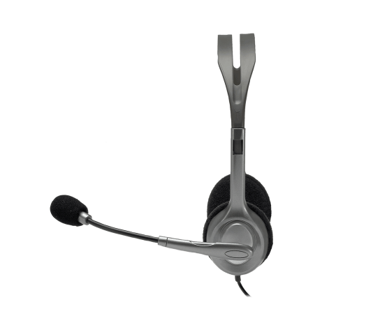 Logitech Headset Wired - H110 Stereo Double Pin 3.5MM - Image 2