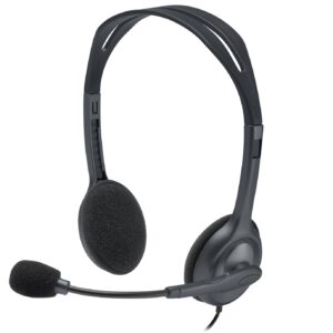 Logitech Headset Wired - H111 Stereo Single Pin 3.5MM