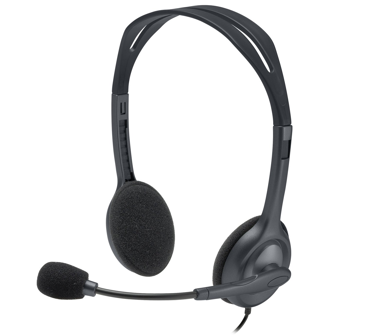 Logitech Headset Wired - H111 Stereo Single Pin 3.5MM