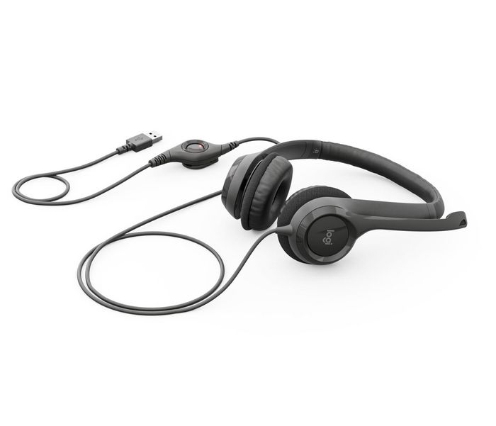 Logitech Headset Wired - H390 Stereo USB A - Image 2