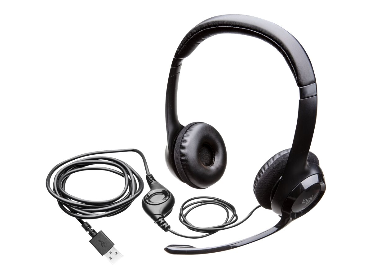 Logitech Headset Wired - H390 Stereo USB A - Image 4