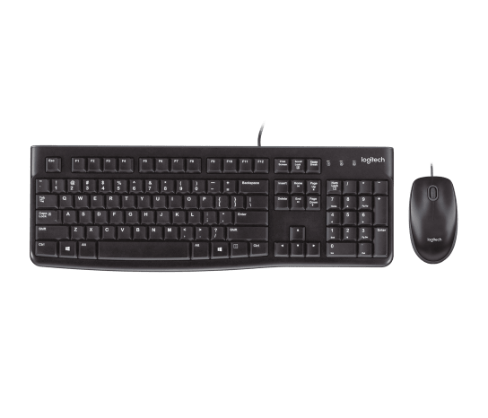 Logitech Keyboard Mouse Combo Wired - MK120 English & Arabic - Image 4
