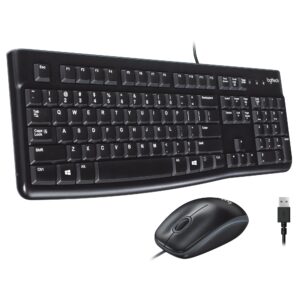 Logitech Keyboard Mouse Combo Wired - MK120 English