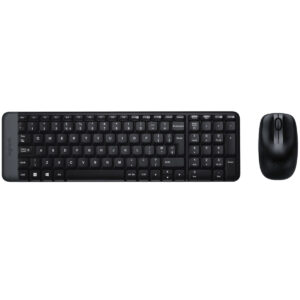Logitech Keyboard Mouse Combo Wireless - MK220 English & Arabic