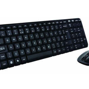 Logitech Keyboard Mouse Combo Wireless - MK220 English & Arabic