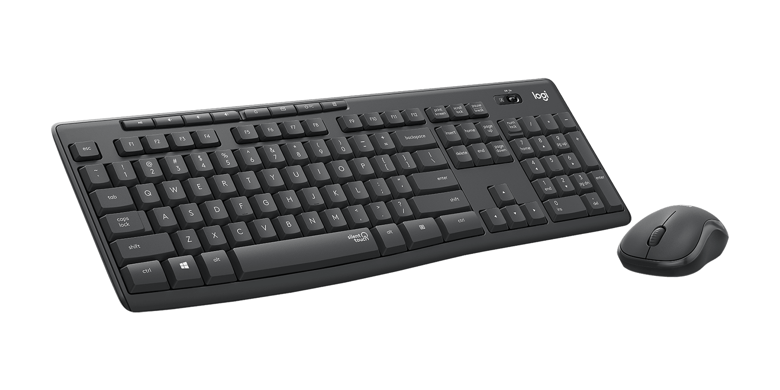 Logitech Keyboard Mouse Combo Wireless - MK295 English & Arabic - Image 2