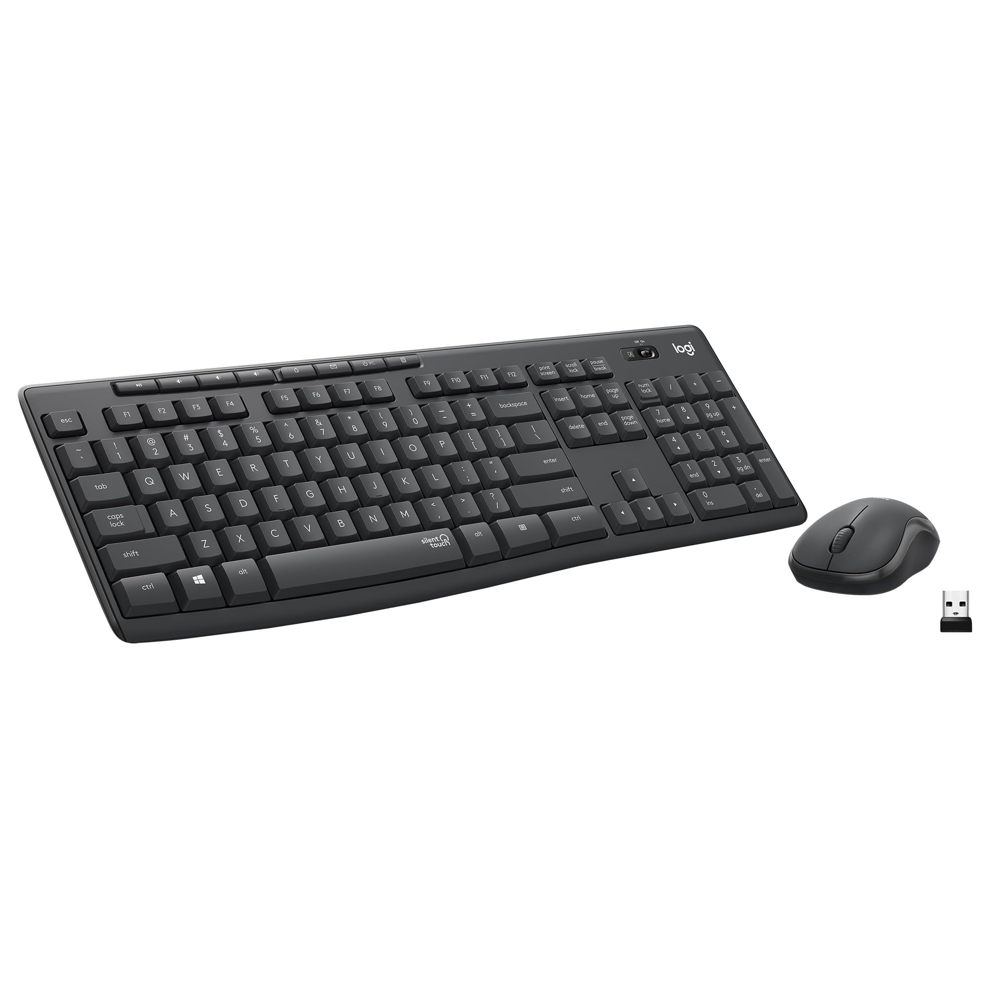 Logitech Keyboard Mouse Combo Wireless - MK295 English