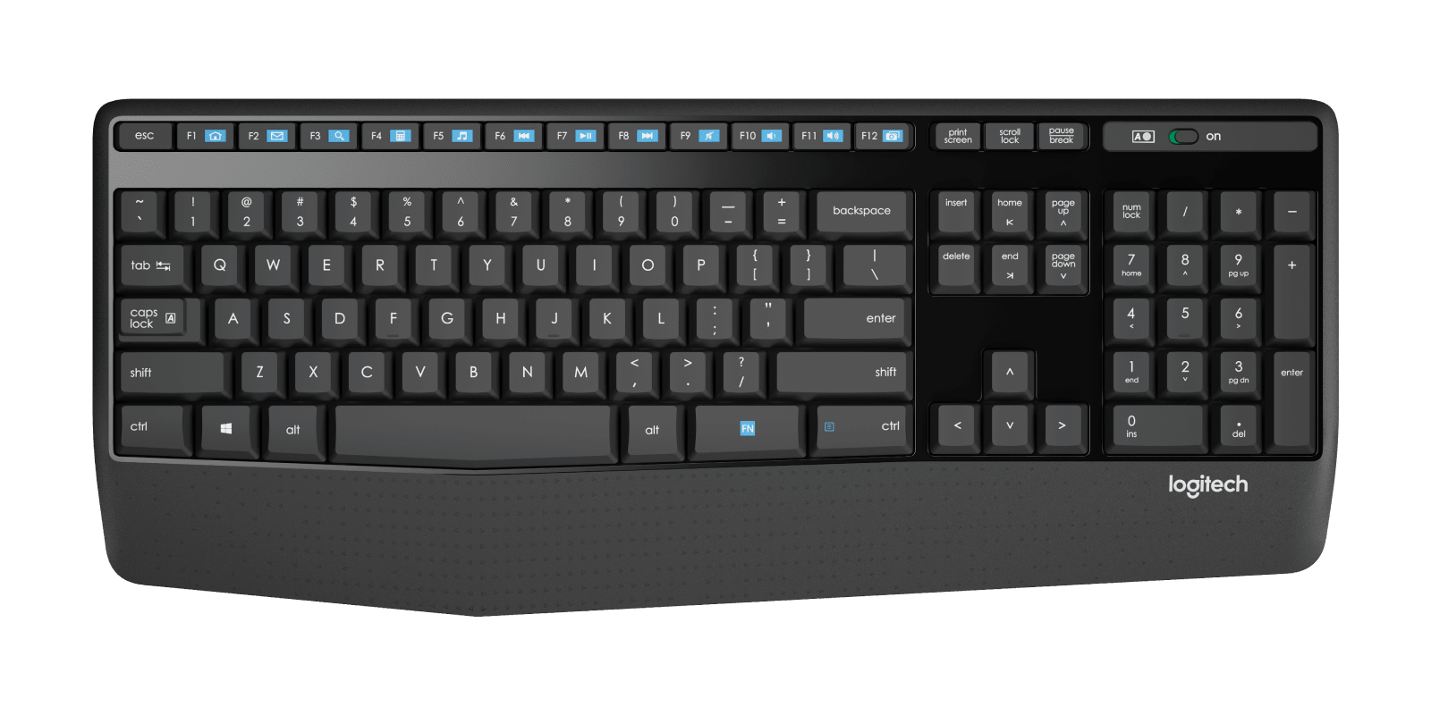Logitech Keyboard Mouse Combo Wireless - MK345 English - Image 2