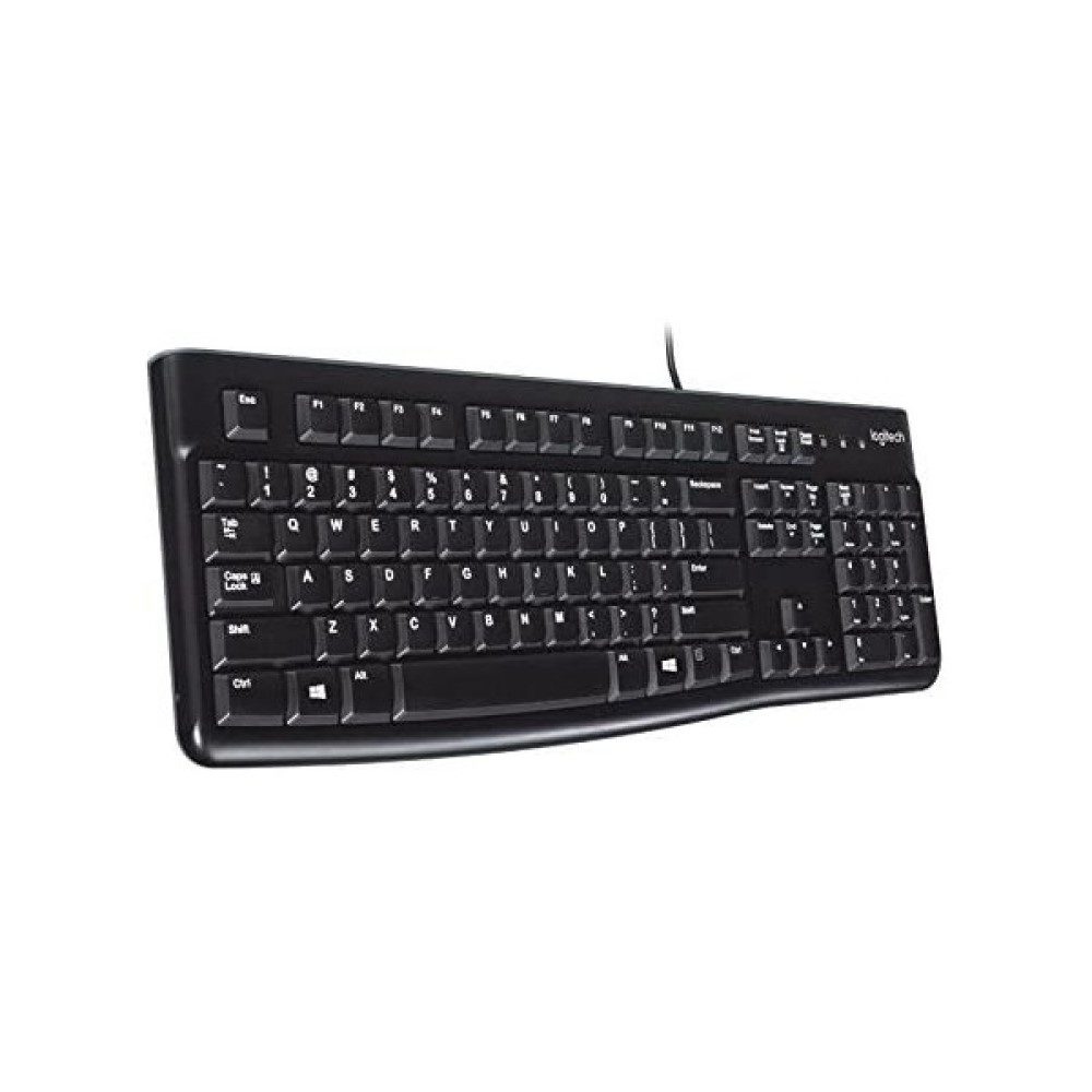 Logitech Keyboard Wired - K120 English & Arabic