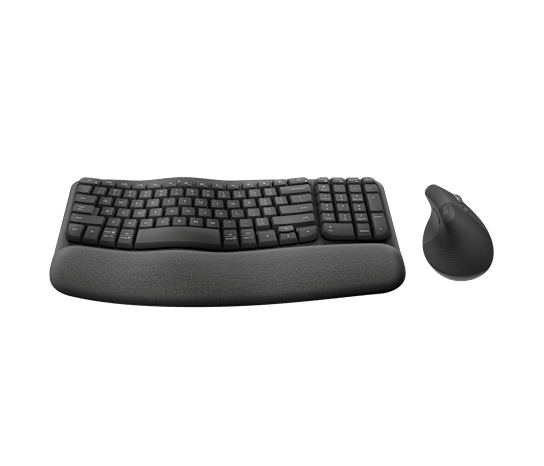 Logitech Keyboard Mouse Combo Wireless - Wave Keys and Lift English - Image 2