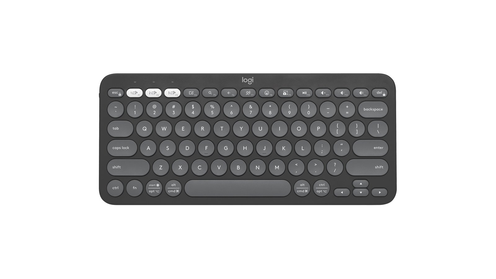 Logitech Keyboard Wireless - Pebble Keys 2 K380S English & Arabic