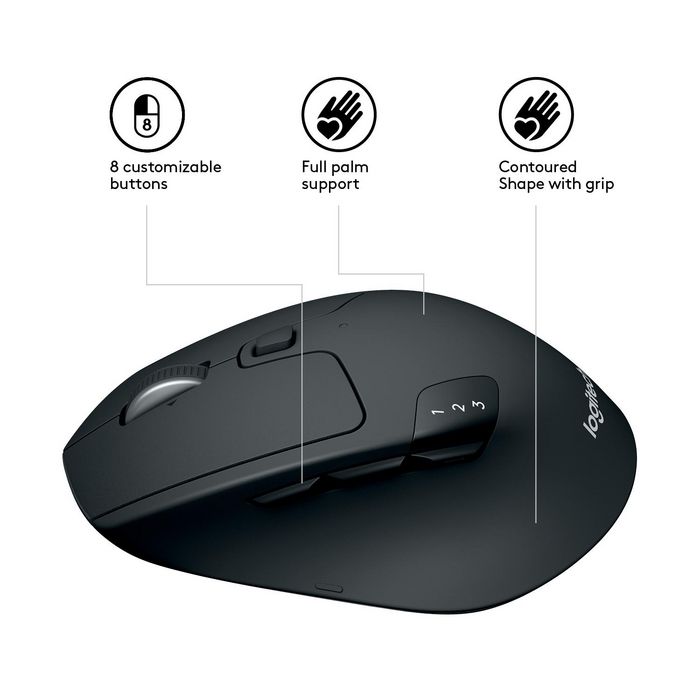 Logitech Mouse Wireless - M720 Bluetooth - Image 4